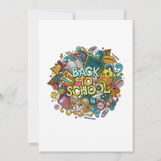 back-to-school party invitation inbjudningar