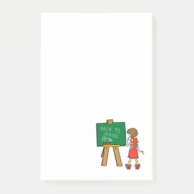 Back to school post-it block (Framsida)