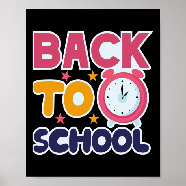 Back to school poster (Framsidan)