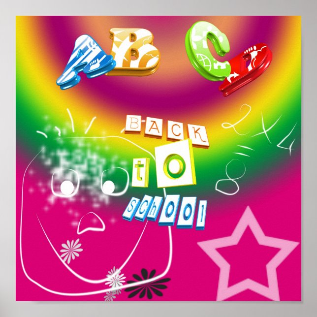 Back to school poster (Framsidan)