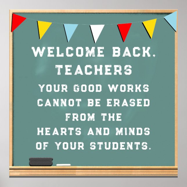 Back to school poster (Framsidan)