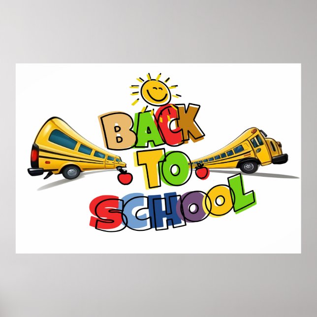 Back to school poster (Framsidan)