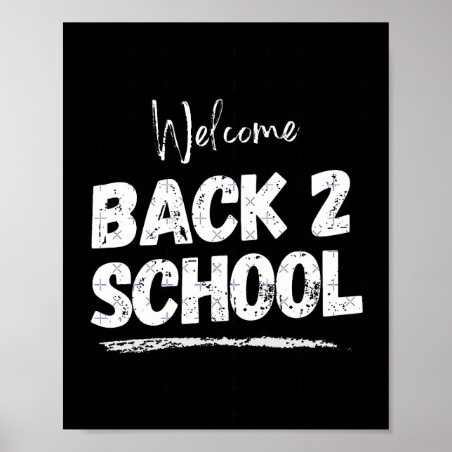 Back to school poster (Framsidan)