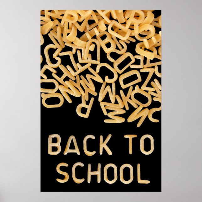 Back to school poster (Framsidan)