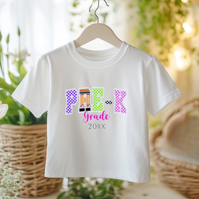 Back to school Pre-K Varsity T-Shirt (Skapare uppladdad)