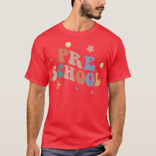 Back to school Preschools första dag i skolornas s T Shirt