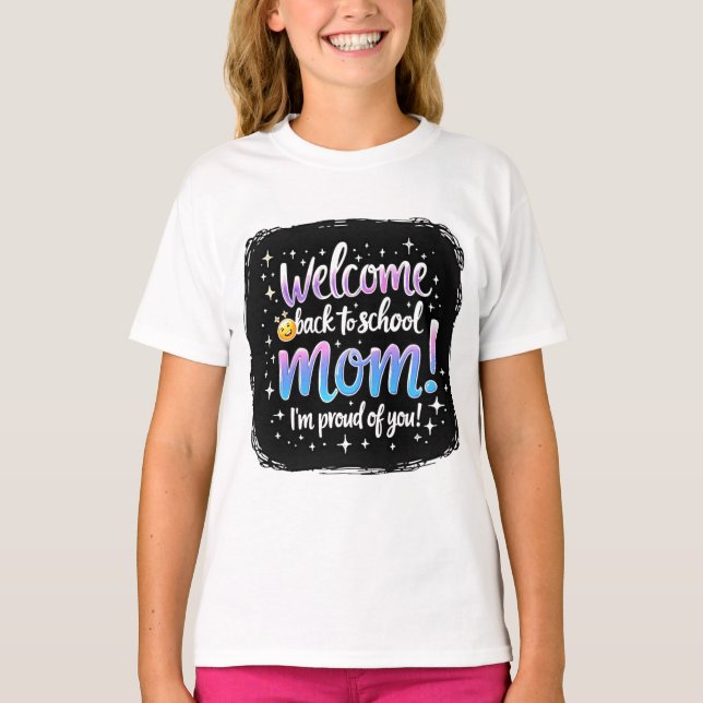 Back to school Proud Mamma Tee (Framsida)