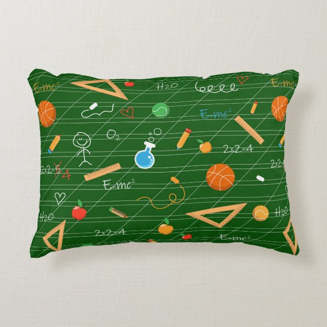 Back to school prydnadskudde (Framsidan)