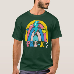 Back to school Rainbow Prek Teacher Student Kids T Shirt