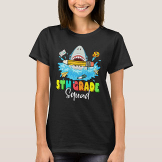 Back To School Ready To Crush 5th Grade Squad Shar T Shirt