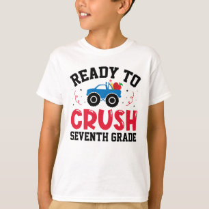 Back to school Redo för att krossa sjunde Klass T Shirt