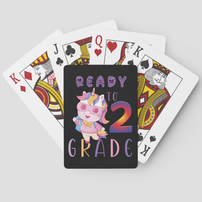 Back to school, Redo till 2:e Klass Casinokort (Baksidan)