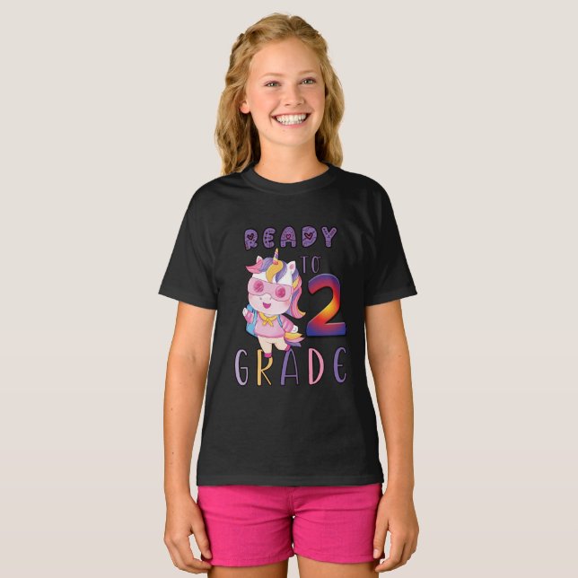 Back to school, Redo till 2:e Klass T Shirt (Hel framsida)