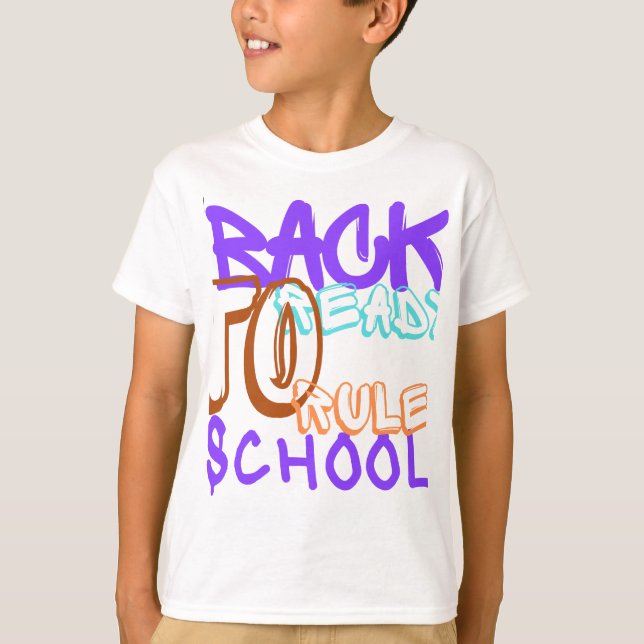 Back to school Redo till arbetsordningen! T Shirt (Framsida)