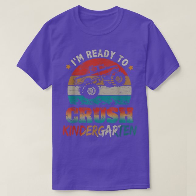 Back to school Redo till att krossa Kindergarten M T Shirt (Design framsida)