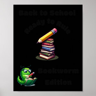 Back to school Redo till Rule Bookworm Edition Sti Poster