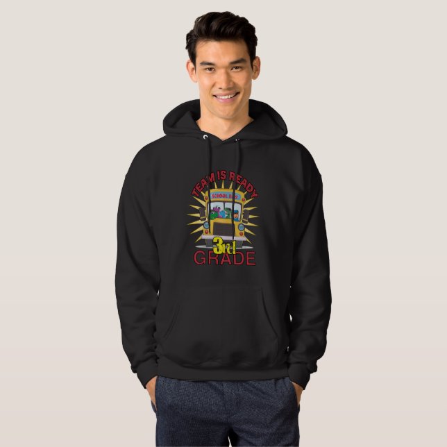 Back to school, Redo till tredje Klass Hoodie (Hel framsida)