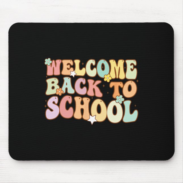Back to school Retro, första skollärardagen Musmatta (Framsidan)