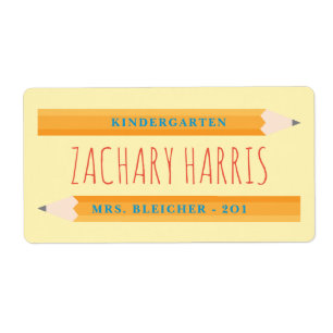 Back to school ritar etiketten fraktsedel