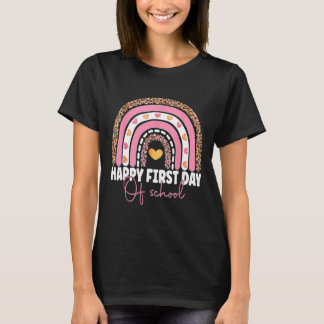 Back to school Roligt Lycklig första skoldagen för T Shirt