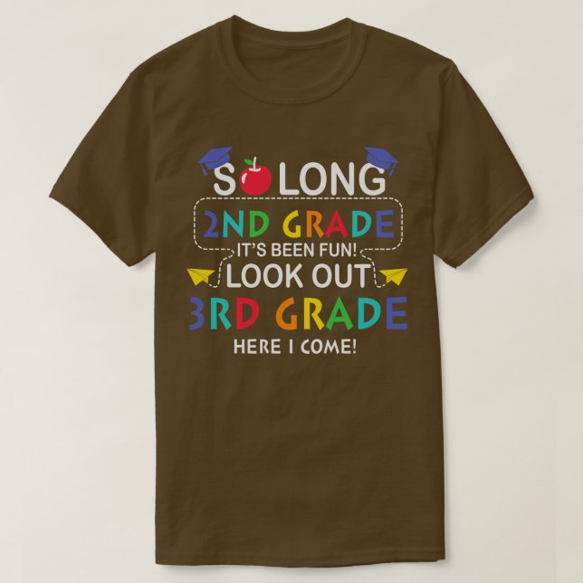 Back to school-så långt andra klass har det varit  t shirt (Design framsida)