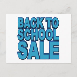 back to school Sale Vykort