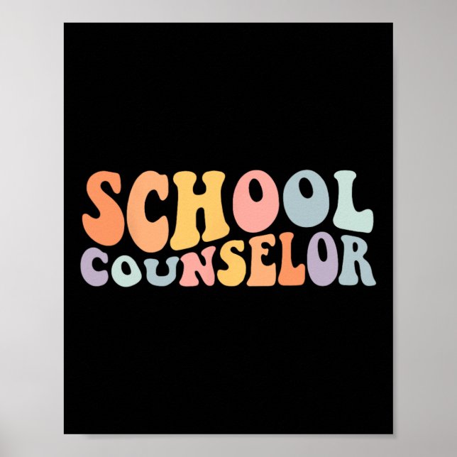 Back to school School Guidance Counselor Teacher S Poster (Framsidan)