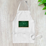 Back to school Science Chalkboard Education Förkläde<br><div class="desc">Gör vetenskapen till en del av köket med den här Back to school Science-plattan. Med en fullt av en ritning av en kalkboard-stil,  som t.ex. beakers,  planeter och DNA-strängar,  är det perfekten för lärare,  studenter och alla som kärlek STEM och kokar. Underbar för skolprojekt,  vetenskapsteman eller vardaglig använda.</div>