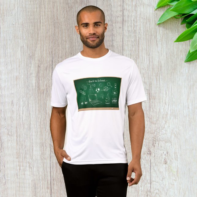 Back to school Science Chalkboard Education T Shirt (Skapare uppladdad)
