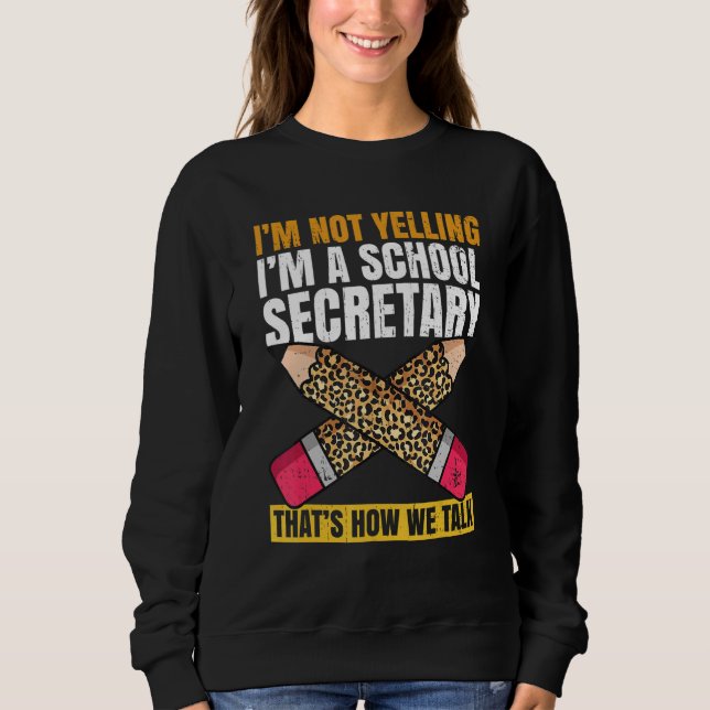 Back to school secretary Quote for a School Secret T Shirt (Framsida)