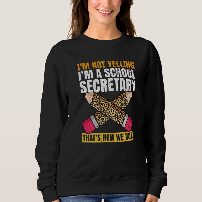 Back to school secretary Quote for a School Secret T Shirt (Framsida)