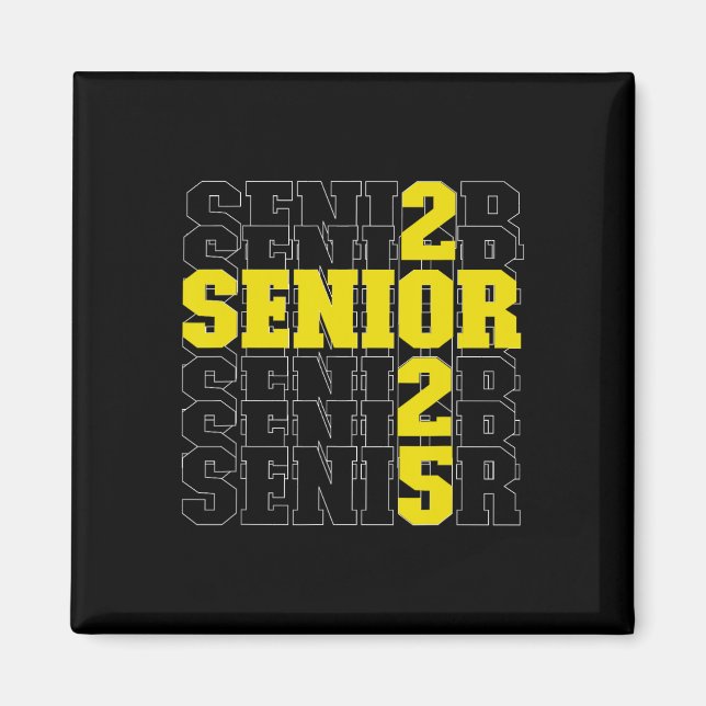 Back to school Senior 2025 Magnet (Framsidan)