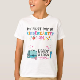 Back to School Shirt for Kids - Kindergarten T