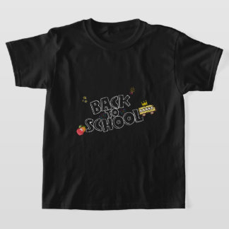 Back to school Shirt Funny School Buss med Krona T Shirt