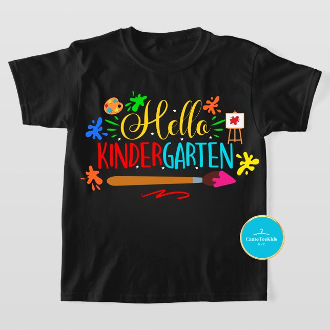 Back to school Shirt | Hej Kindergarten T-Shirt (Skapare uppladdad)