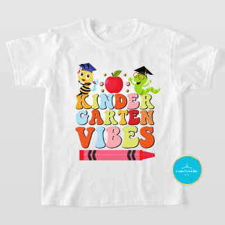 Back to school Shirt | Kindergarten Vibes T-Shirt