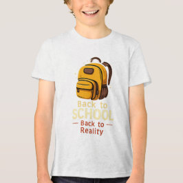 Back to school Shirt - Lustigt tillbaka till verkl T