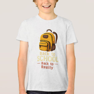Back to school Shirt - Lustigt tillbaka till verkl T