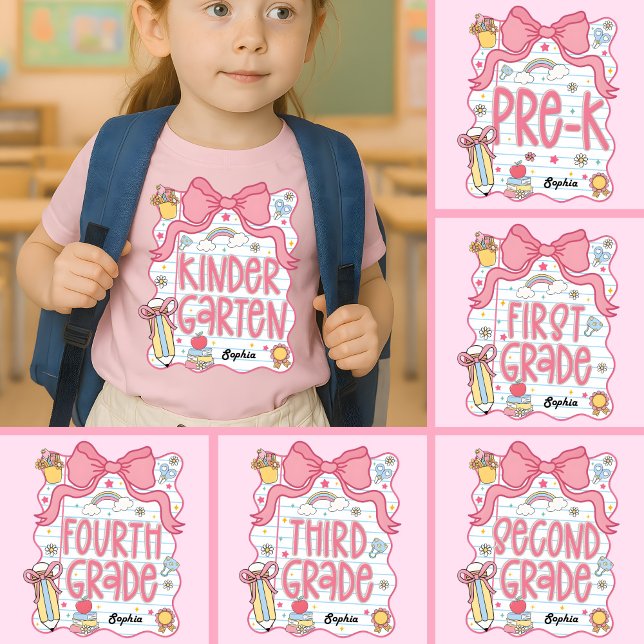 Back to school Shirt, Småbarn första skoldagen T Shirt (Skapare uppladdad)