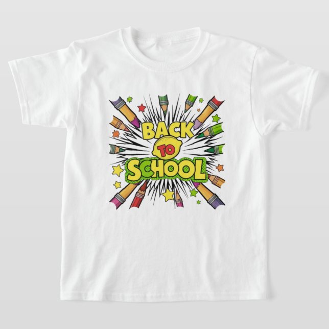 Back to School Shirt  T (Laydown)