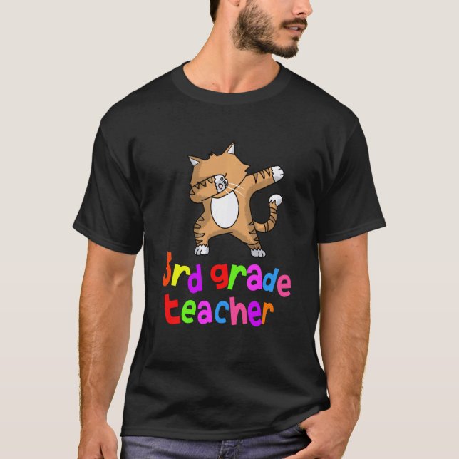 Back to school Shirts 3:e Klass Lacherdabbing Ca T Shirt (Framsida)