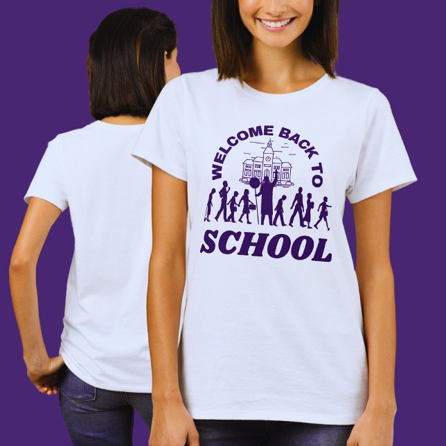 Back to school, skola, lärare, Studenter T Shirt (Skapare uppladdad)