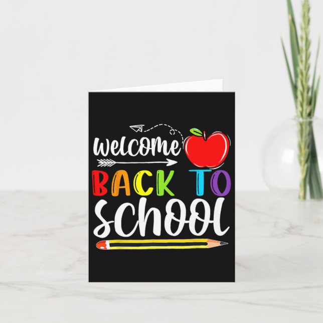 Back to school: Skollärarnas första dag Kort (Framsida)