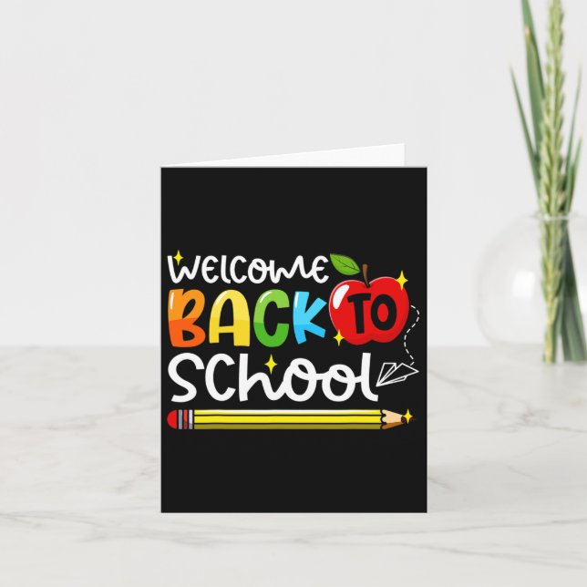 Back to school: Skollärarnas första dag Kort (Framsida)