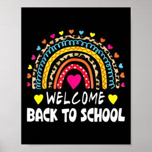 Back to school: Skollärarnas första dag Poster