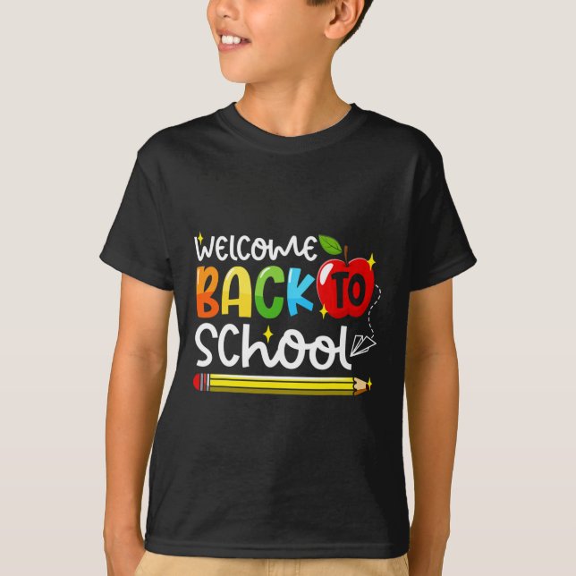 Back to school: Skollärarnas första dag T Shirt (Framsida)