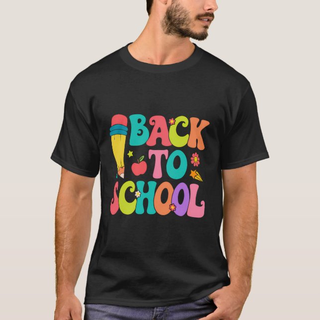 Back to school: Skollärarnas första dag T Shirt (Framsida)