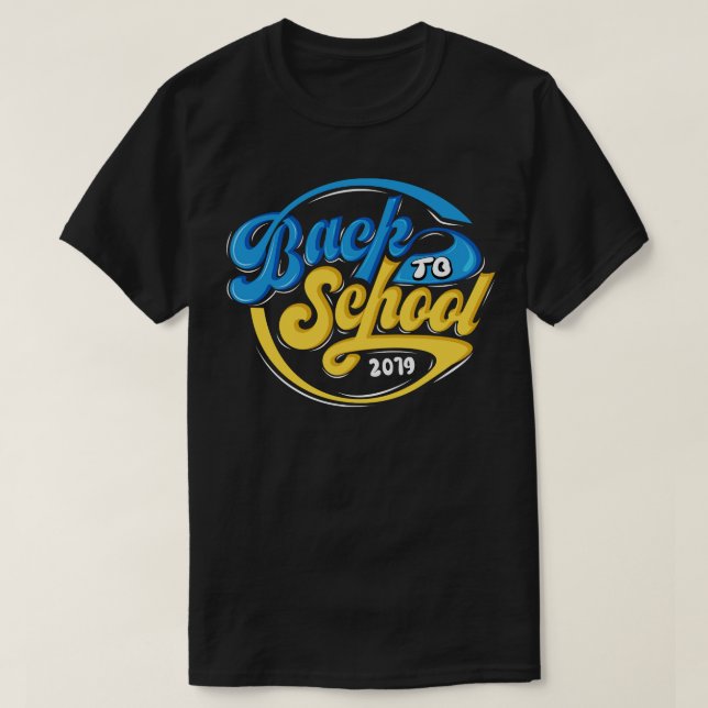Back to school Slogan T Shirt (Design framsida)