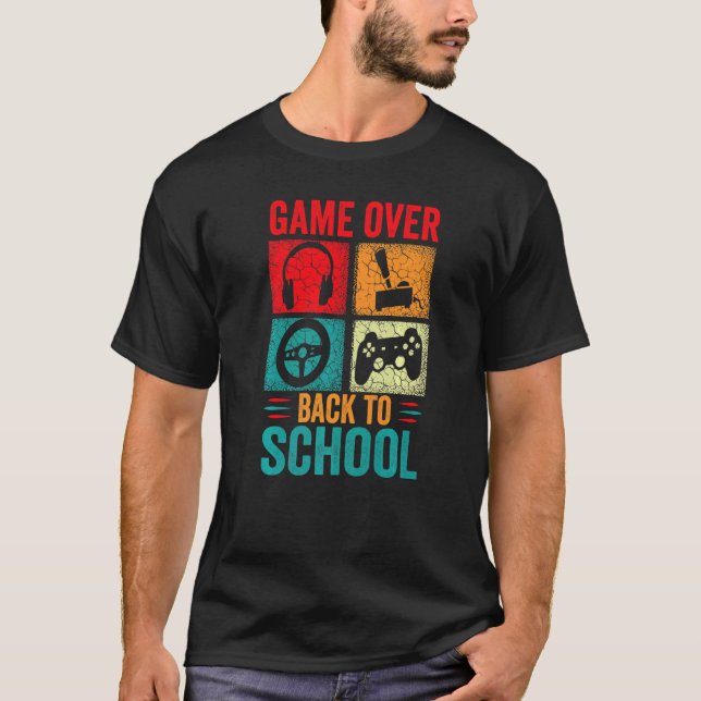 Back to school-spel över Student-styrda lärare T Shirt (Framsida)