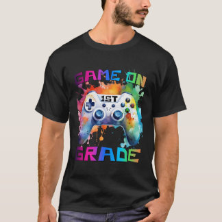 Back to school-spel på 1:a Klass-spelets lekbarn T Shirt